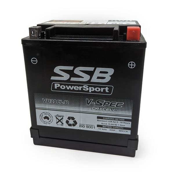 SSB 12V V-Spec Dry Cell AGM 565 CCA Battery 9.9 Kg for BMW R80 RT 1980 to 1986