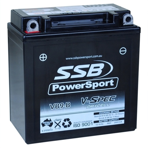 SSB 12V AGM 200 CCA Battery 3.1 Kg for Piaggio/Vespa PX 150 1995 to 1996