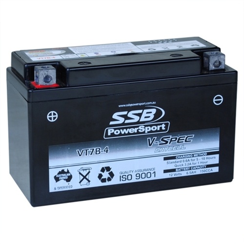SSB 12V V-Spec Dry Cell AGM 170 CCA Battery 2.3 Kg
