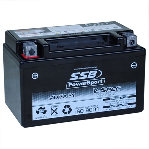 SSB 12V AGM 205 CCA Battery 2.5 Kg for KTM 640 LC4E Super Motard 1999 to 2006