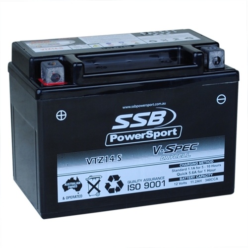 SSB 12V AGM 350 CCA Battery 3.6 Kg for Benelli 1130 Tornado TRE 2006 to 2008