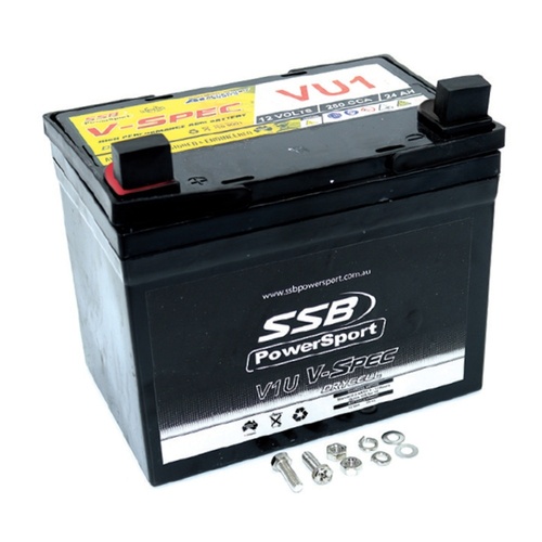 SSB 12V AGM 260 CCA Battery 7.78 Kg for Yamaha YXC700 VIKing VI 2015 to 2020