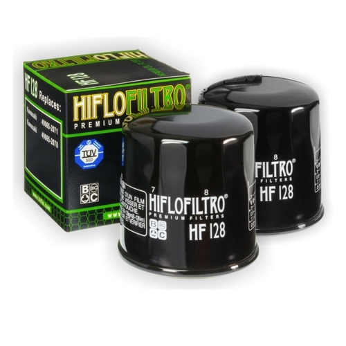 HiFlo HF128 Oil Filter Two Pack for Kawasaki KAF400 Mule 610 4X4 Realtree 2010