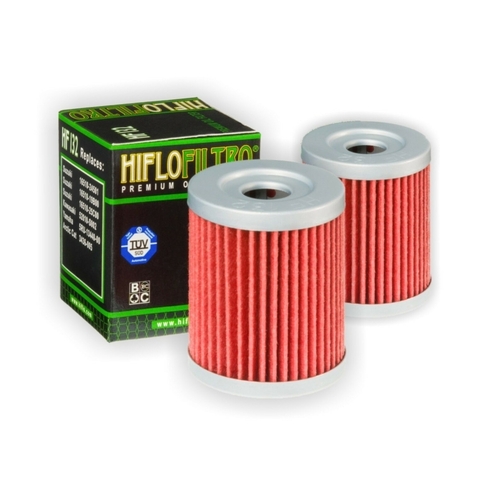 HiFlo HF132 Oil Filter  2 Pk for Suzuki LT-F250 Ozark 2003 to 2014