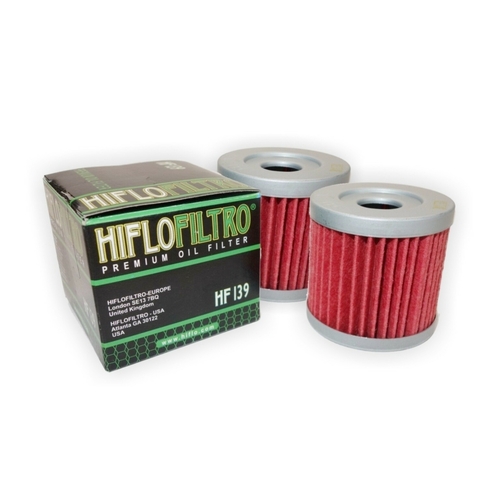 HiFlo Oil Filter 2Pk for Suzuki DR-Z400 E  2000 to 2007 R-Z400 S 2000 to 2014