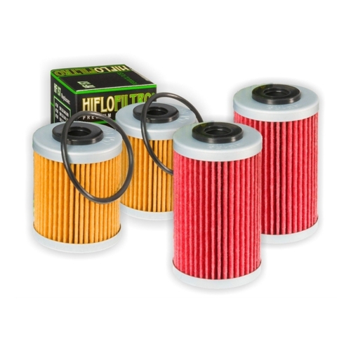 HiFlo Oil Filter Two Pack for KTM 560SMR 625SXC 660SMC 660 Supermoto 690 Duke