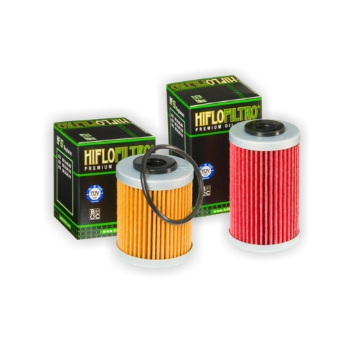 HiFlo Oil Filter kit 1st + 2nd for KTM 690 Enduro R 2008 to 2011