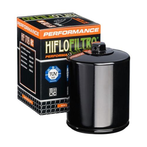 Oil Filter HF171BRC BLK & Nut CTN50 for HD 1450 FXDC Dyna Custom 2005 to 2006