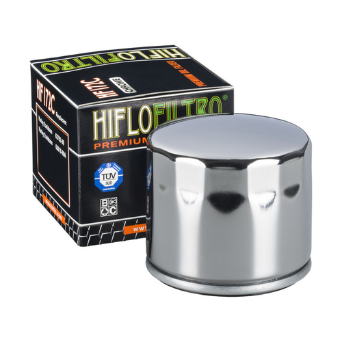 HifloFiltro Premium Oil Filter - Chrome - HF172