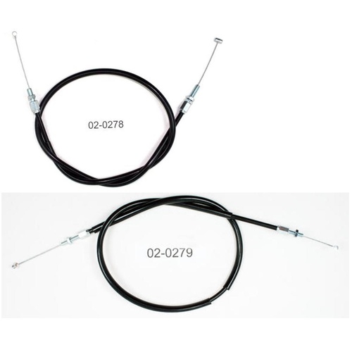 Throttle Cable Set, Push + Pull