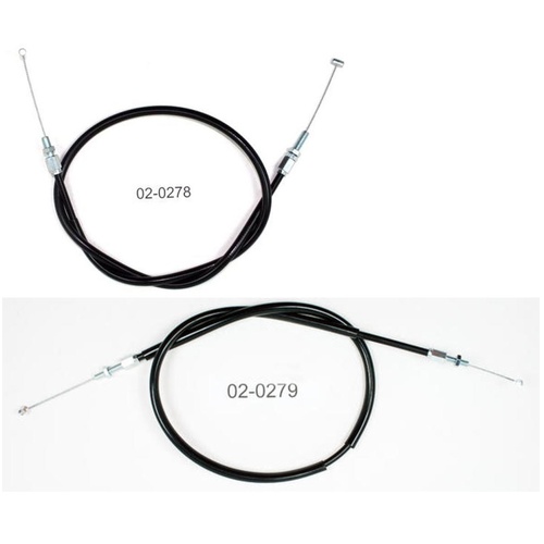 Throttle Cable Set, Push + Pull for Honda XR650L 1993 To 2012
