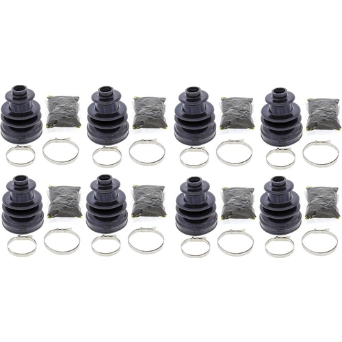 Eight (8) CV Boots  Replacement Set for Yamaha YFM400FA Grizzly 4X4 2007 2008