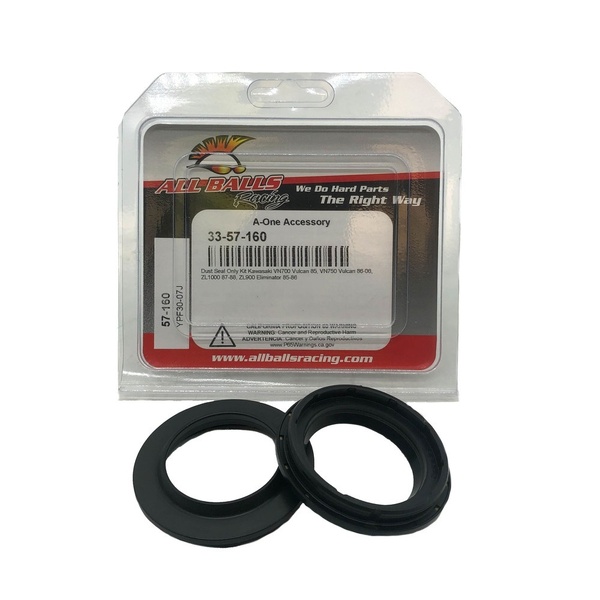 All Balls Fork Dust Seal Kit for 1988-1989 Kawasaki ZL1000