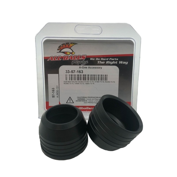 All Balls Fork Dust Seal Kit for 1978 Yamaha DT250