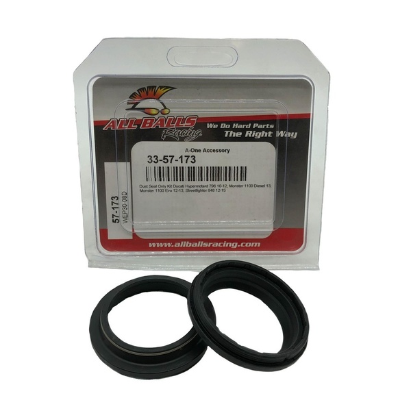 All Balls Fork Dust Seal Kit for 2011-2012 APRILIA 1200 DORSODURO