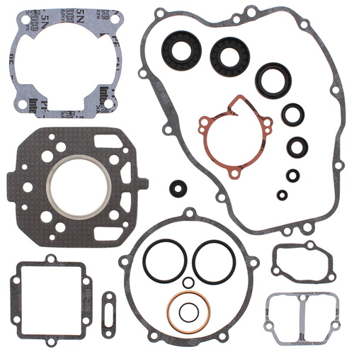 Vertex 811421 for Kawasaki KX125 KX 125 1987 Complete Gasket Set & Oil Seals