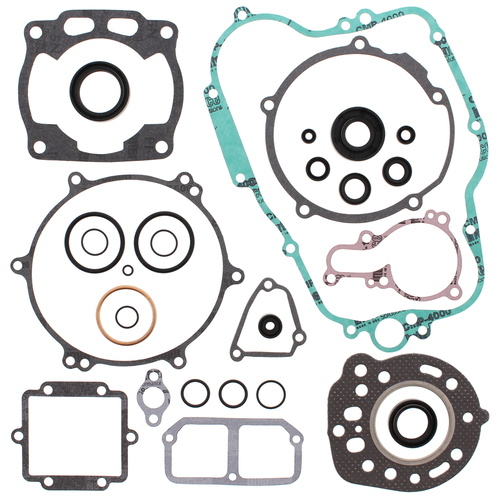Vertex 811422 for Kawasaki KX125 KX 125 1989 Complete Gasket Set & Oil Seals
