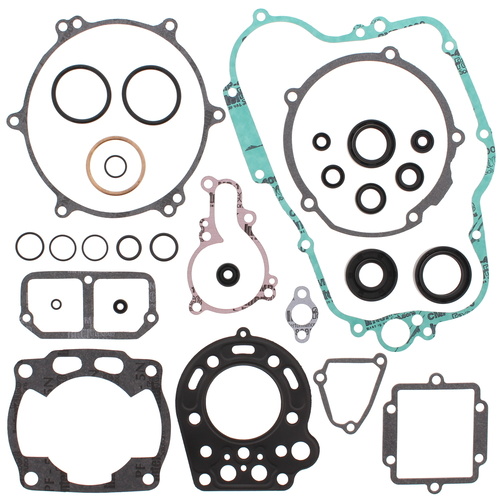 Vertex 811423 for Kawasaki KX125 KX 125 1990-1991 Complete Gasket Set & Oil Seals