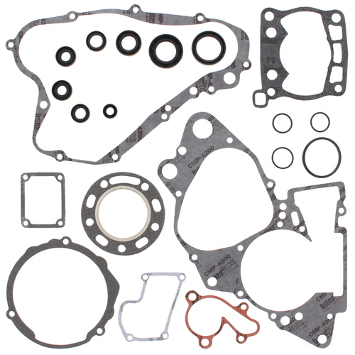 Vertex 811543 for Suzuki RM125 1989 Complete Gasket Set & Oil Seals