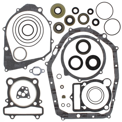 Vertex Complete Gasket Set with Oil Seals - Yamaha YFM350ER Moto-4 87-95, YFM350FW Big Bear 87-96, YFM350U Big Bear 96-99, YFM400 Kodiak 4WD 93-98