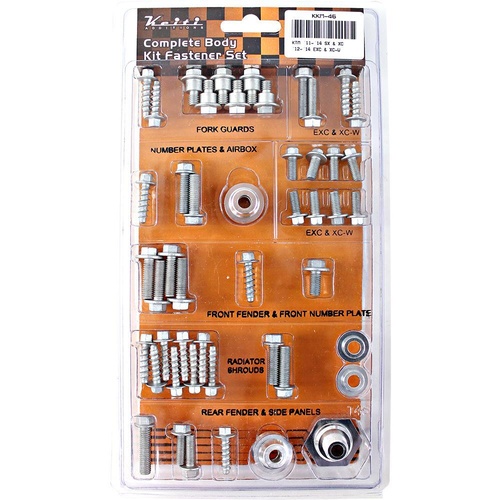 Plastics Kit|Fastner Set|Body Bolts for KTM 250 EXC Six Days 2013 2014 to 2017