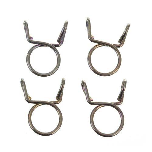 FS00053 FUEL HOSE CLAMP 4 PC KIT - WIRE STYLE 9mm ID