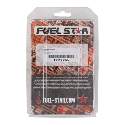 FUEL STAR Hose & Clamp Kit FS110-0020 for Yamaha YFM400 KODIAK 2003 to 2006