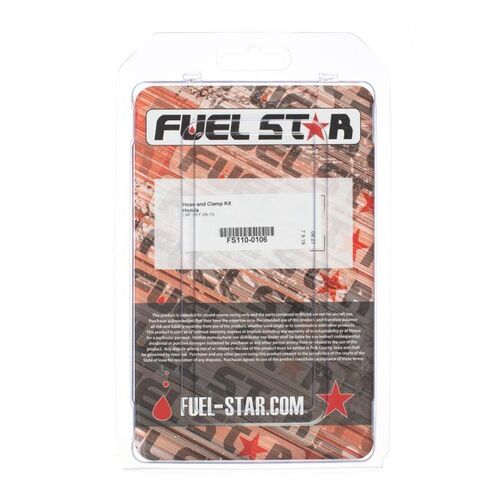 FUEL STAR Hose & Clamp Kit FS110-0106 for Honda CRF150F 2008 to 2015