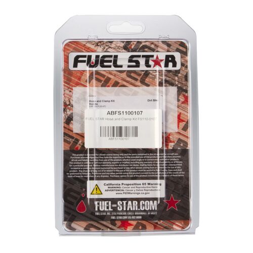 FUEL STAR Hose and Clamp Kit FS110-0107