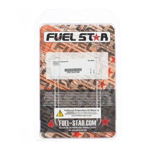 FUEL STAR Hose & Clamp Kit FS110-0120 for Yamaha YZ80 1997 to 2001