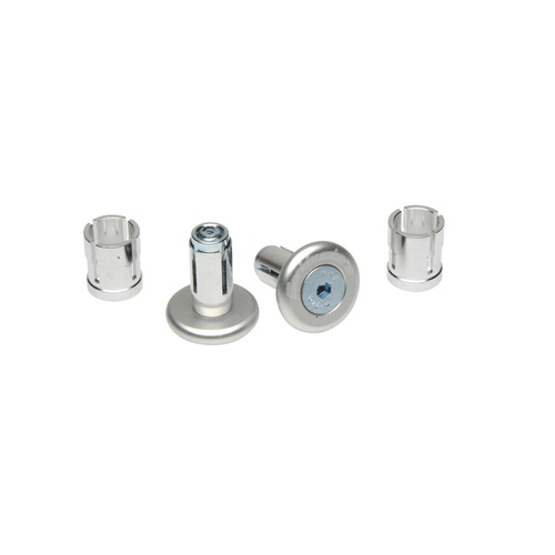 Silver Barkbusters Bar End Plug (Pair)  B-045-SL