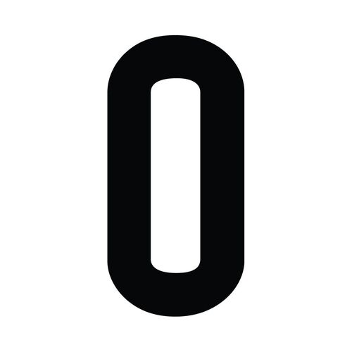 One 165MM Straight No. 0 Black
