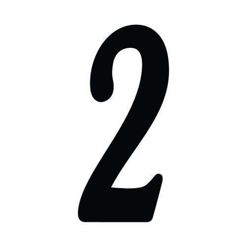 One 170MM Kurly No. 2 Black
