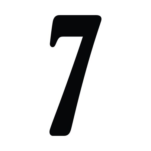 One 170MM Kurly No. 7 Black