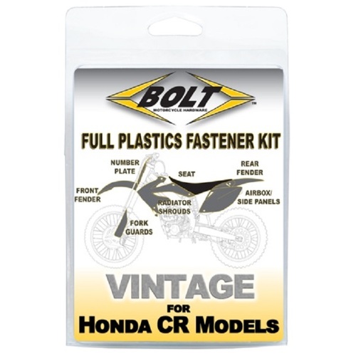 CR125 '91-92, CR250 '90-91 Plastics Fastener Kit