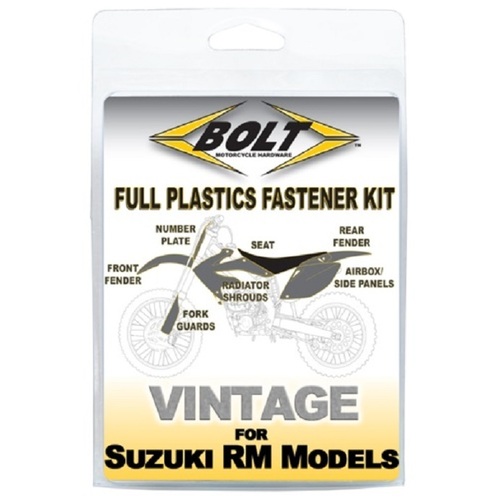Body Work Fastener Kit for Suzuki RM250 1987 to 1988
