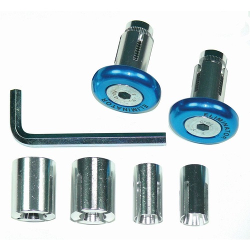 Blue Motocross Handle Bar Ends for Yamaha KTM Honda for Suzuki Steel Alloy Bars