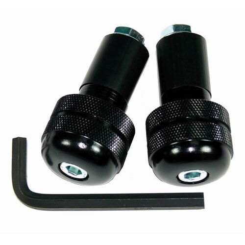 Bar End Weights Aluminium Black