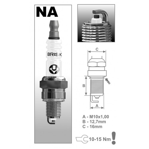 Spark Plug NAR14YC (CR7HSA) for Kawasaki KLX140G 2017