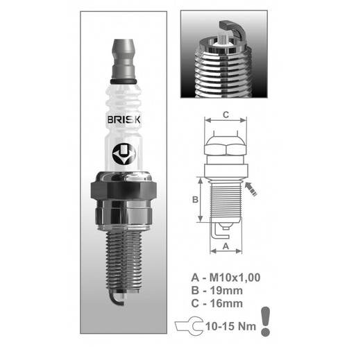 Spark Plug AR10C (CR9E) for Yamaha YZF750SP 1993 to 1994