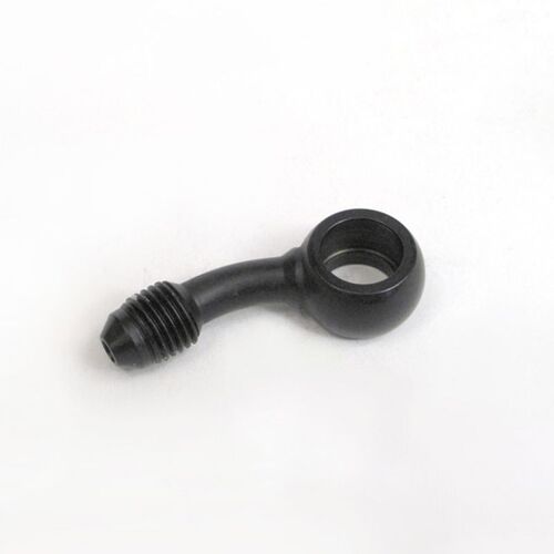WHITES BRAKE - 10mm BANJO - 30Deg@90 - STEEL BLK