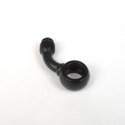 WHITES BRAKE - 10mm BANJO - 60Deg@90 - STEEL BLK