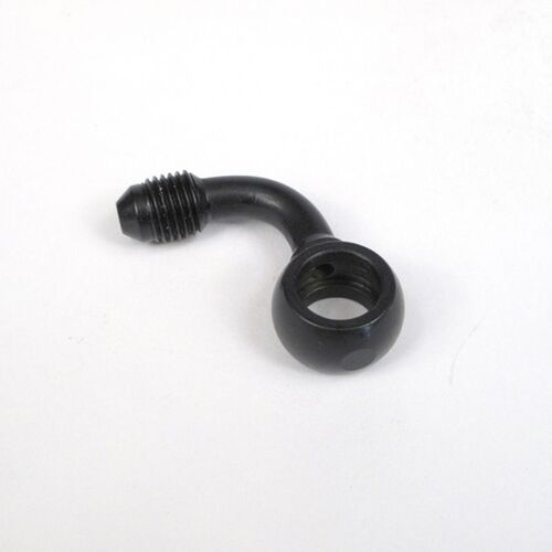 WHITES BRAKE - 10mm BANJO - 90Deg@90 - STEEL BLK