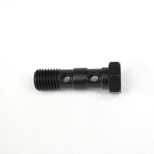 WHITES BRAKE - 10mm DOUBLE BANJO BOLT - BLK 10x1.25