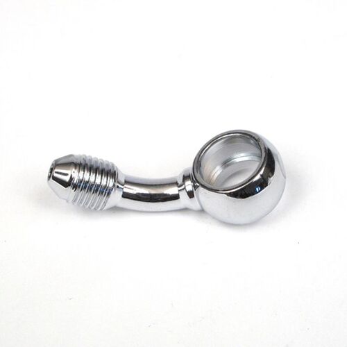 WHITES BRAKE - 11mm (7/16"") BANJO - 45Deg - CHR STEEL