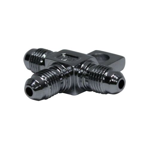 WHITES BRAKE - LINE TEE - STEEL CHR