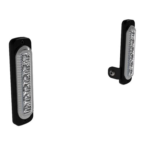 DENALI DRL WHITE DAY RUNNING LIGHTS w/ FENDER MOUNT KIT PR