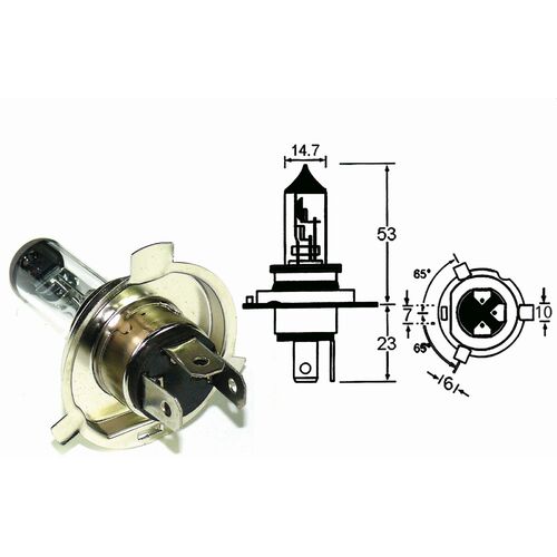 Halogen 12V 4545W Bulb H6