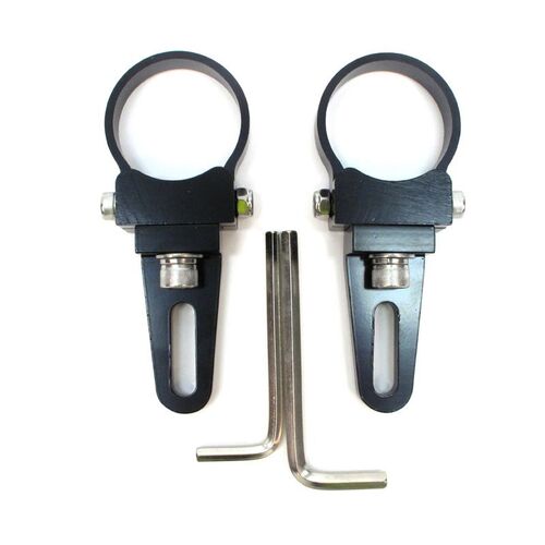WHITES LED LIGHT BAR TUBE MOUNT BRACKETS 1.75" PAIR(44.45mm)