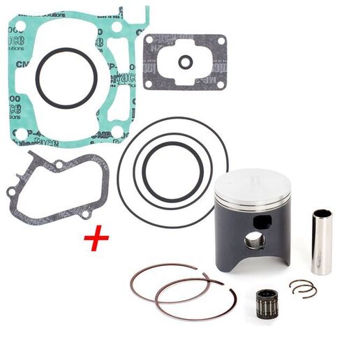 Whites Top End Rebuild Kit (A) for Kawasaki KX85 Big Wheel 2001 to 2013